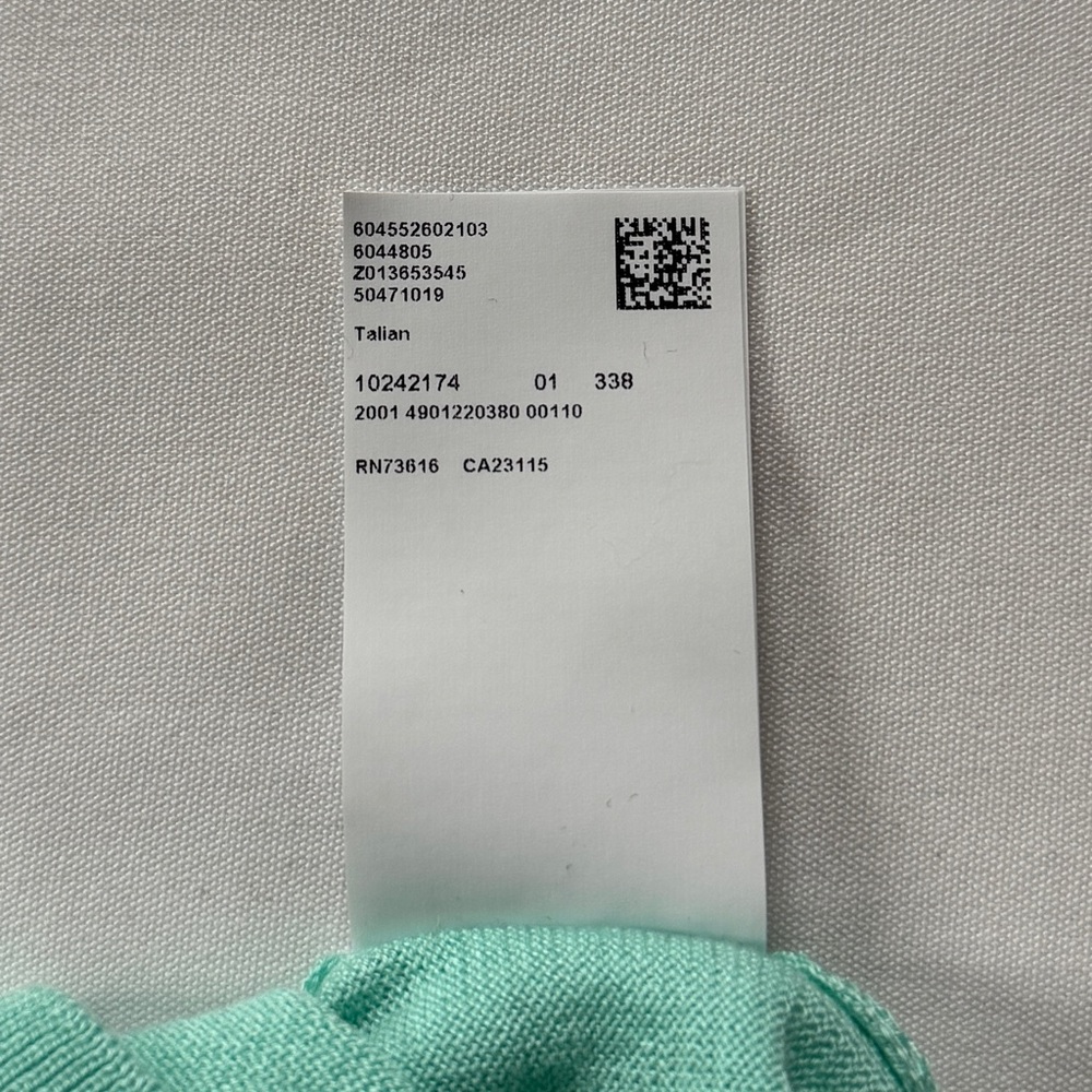 Hugo Boss Mint Green Knitted Short Sleeve Shirt - Picture 3 of 10